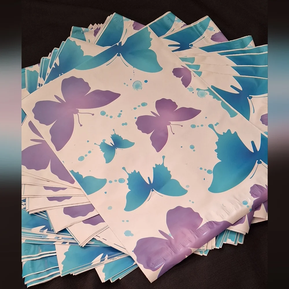 20ct. 6x9 Polymailers Random, Thank You Cards And Thank You Stickers